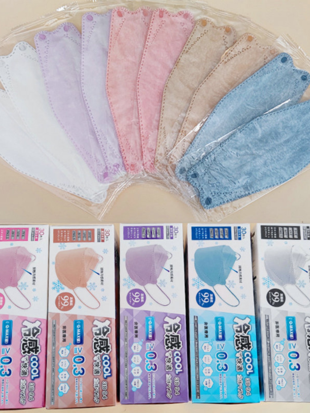 Cold sensation mask summer box - Disposable Surgical Mask 리뷰 및 가격