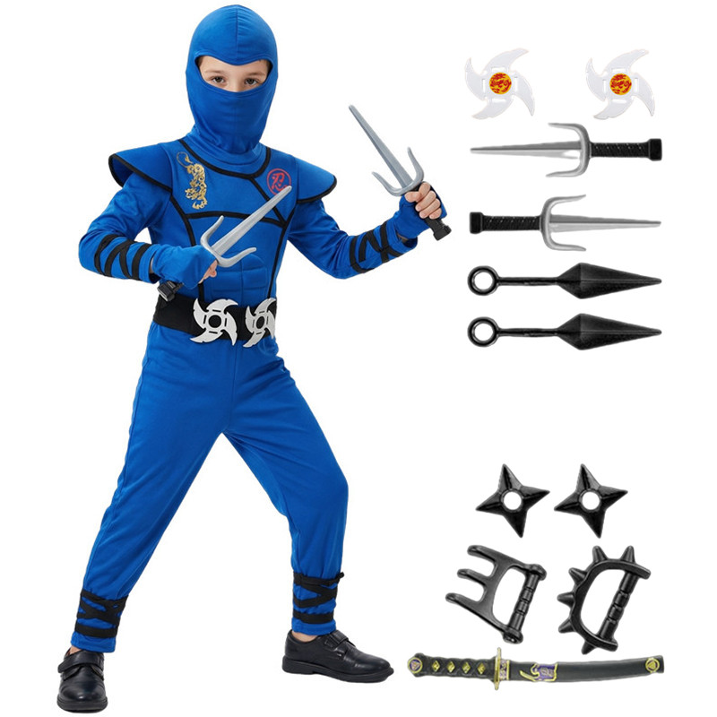 Black and Blue Ninja Costume f - Black Face Mask Pack 리뷰 및 가격