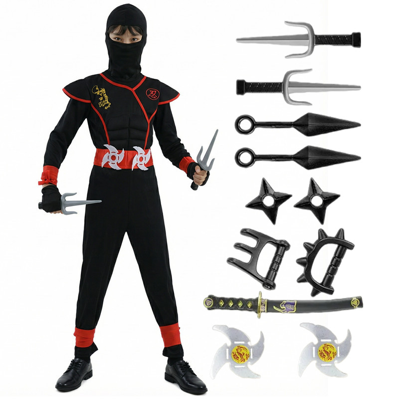 Black and Blue Ninja Costume f - Black Face Mask Pack 리뷰 및 가격