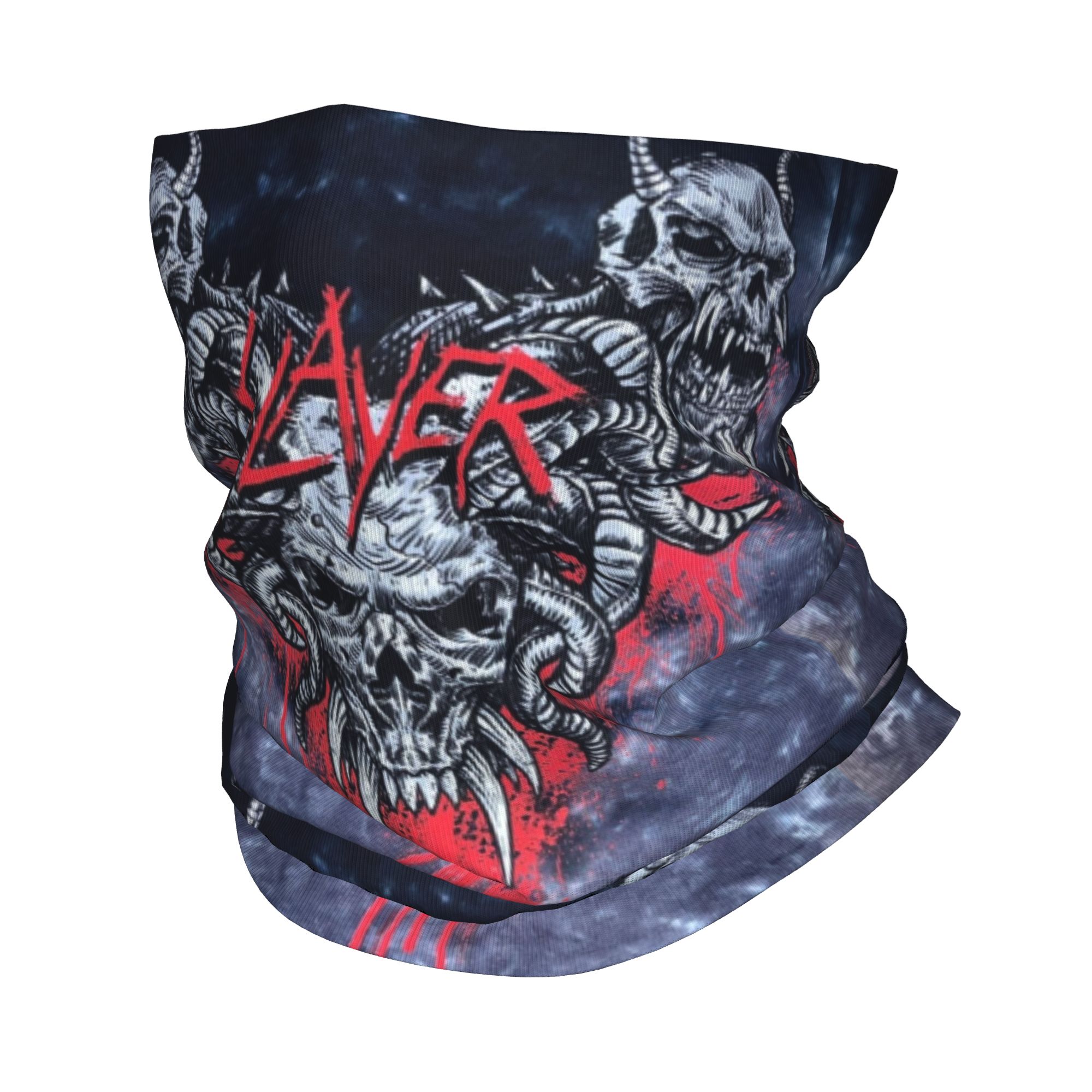 Custom Heavy Metal Rock  Slaye - Neck Gaiter Face Cover 리뷰 및 가격