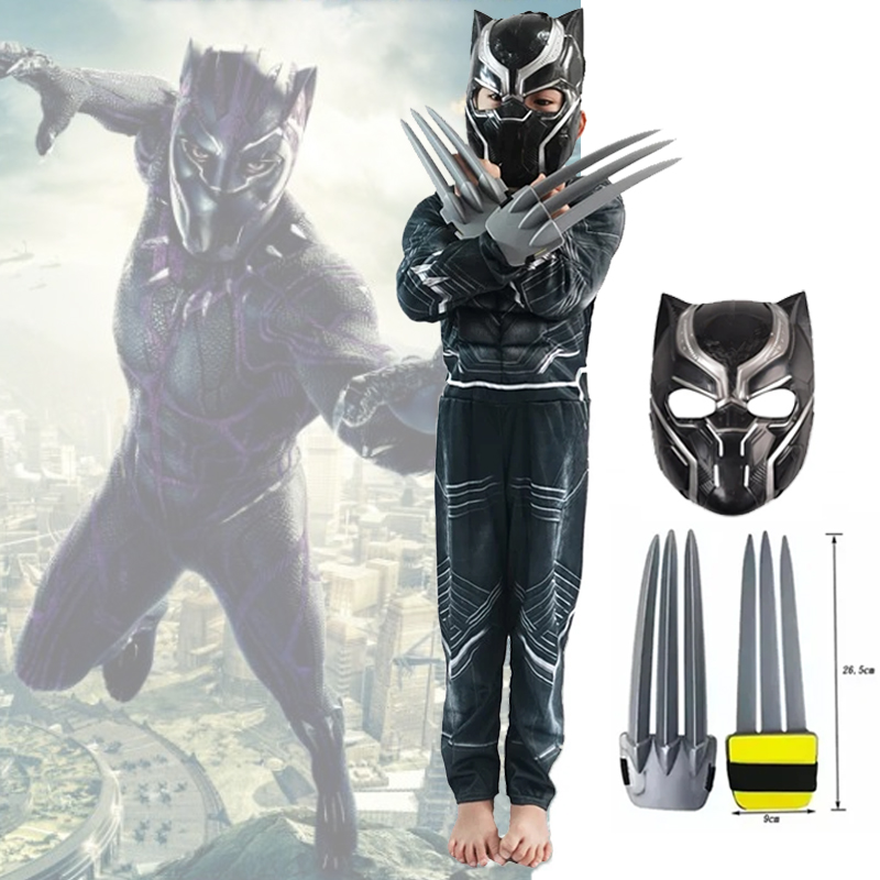 Anime Superhero Black Panther  - Black Face Mask Pack 리뷰 및 가격