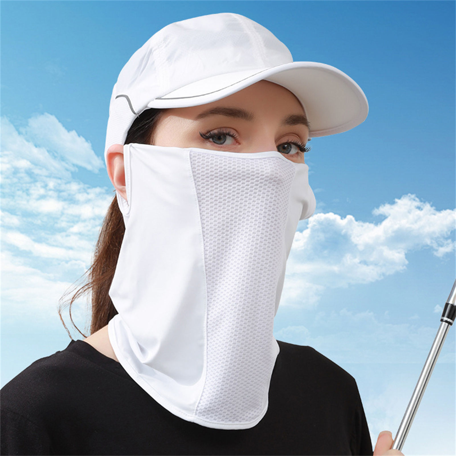Ice Silk Sun Mask UPF50+ Breat - Sports Mask Breathable 리뷰 및 가격