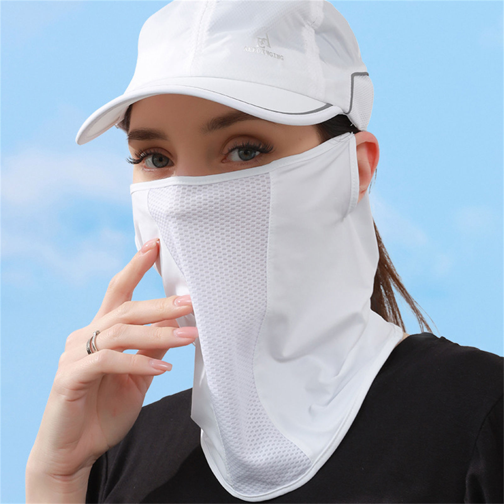 Ice Silk Sun Mask UPF50+ Breat - Sports Mask Breathable 리뷰 및 가격