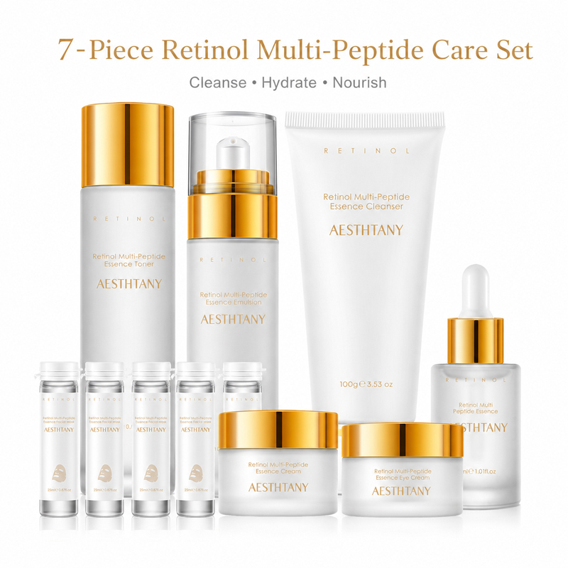 7PCS Retinol Multi-Peptide Ski - Face Mask Storage Box 리뷰 및 가격
