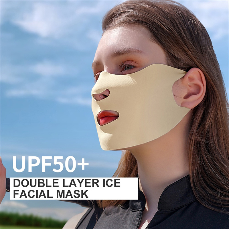 Ice Silk Sunscreen Mask Female - Sports Mask Breathable 리뷰 및 가격