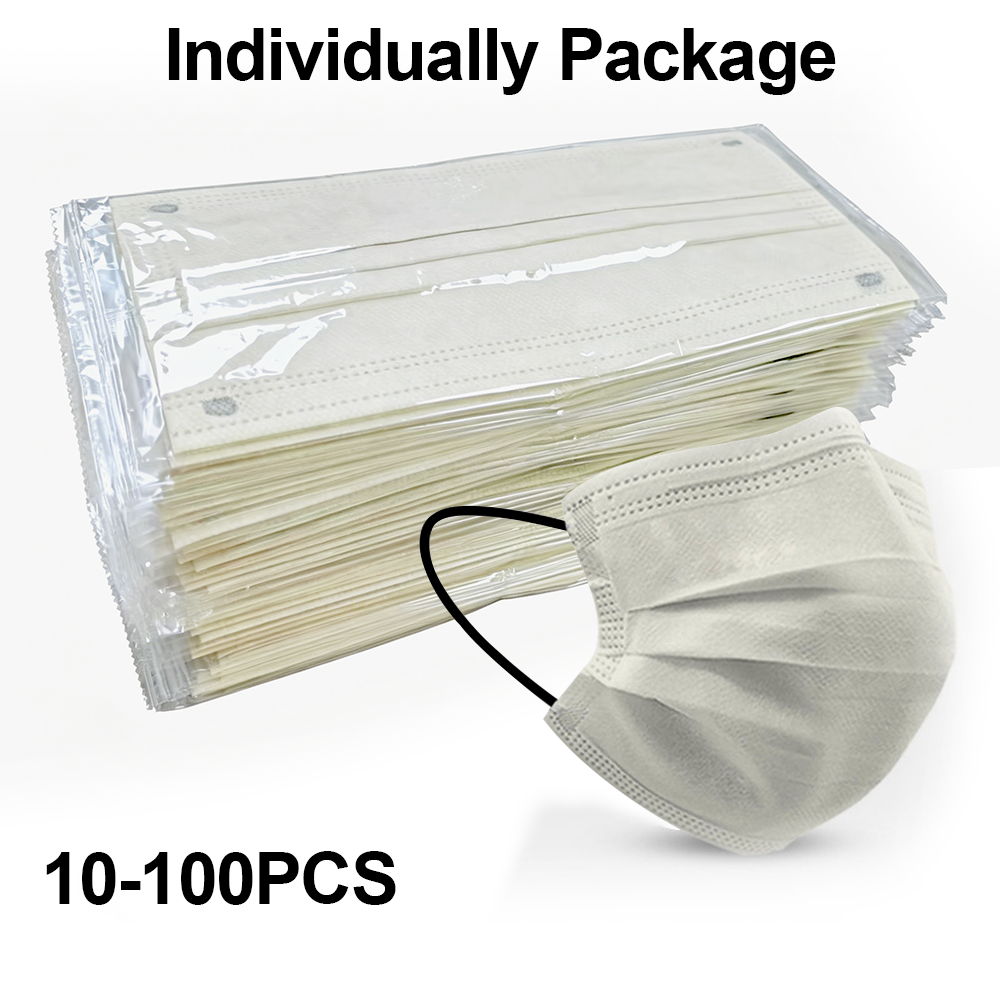 10-100pcs Disposable Adults in - Disposable Mask Blue 리뷰 및 가격