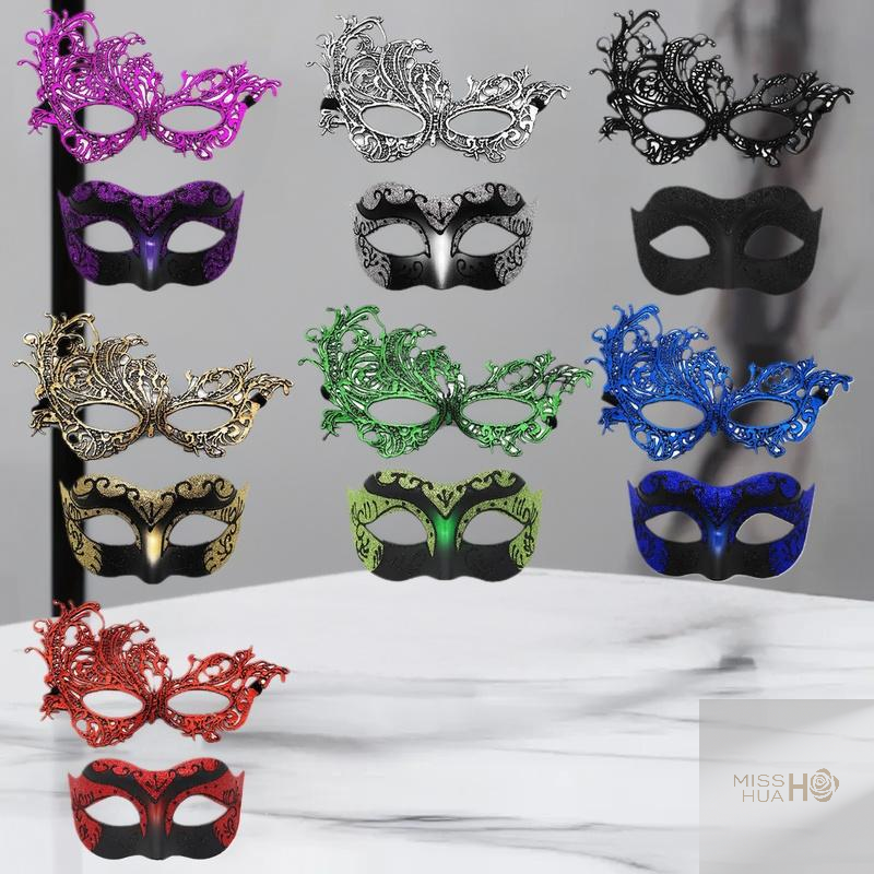Set of 2, Couple's Elegant Bla - Black Face Mask Pack 리뷰 및 가격