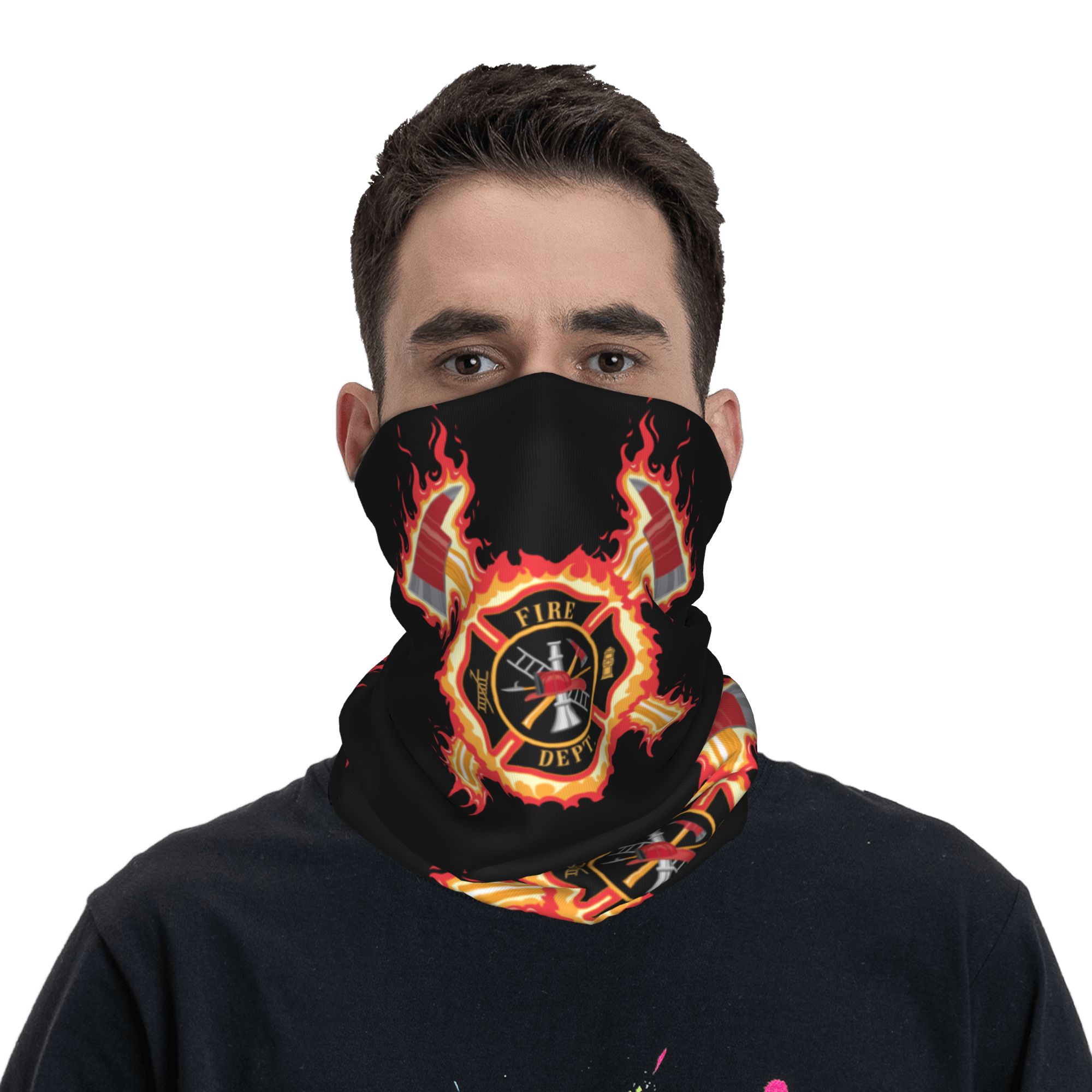Custom Firefighter Cross Banda - Neck Gaiter Face Cover 리뷰 및 가격