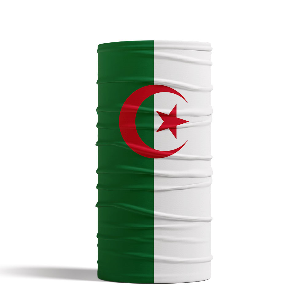 Algeria Flag Printed Bandana H - Neck Gaiter Face Cover 리뷰 및 가격