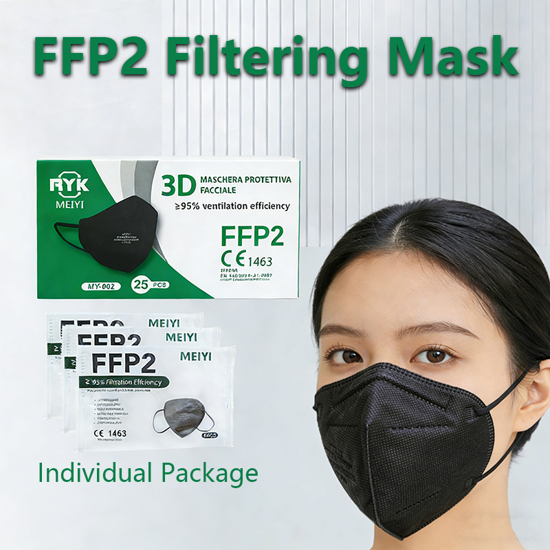 25/50PCS FFP2 CE Masks Safety  - Anti Pollution Mask 리뷰 및 가격