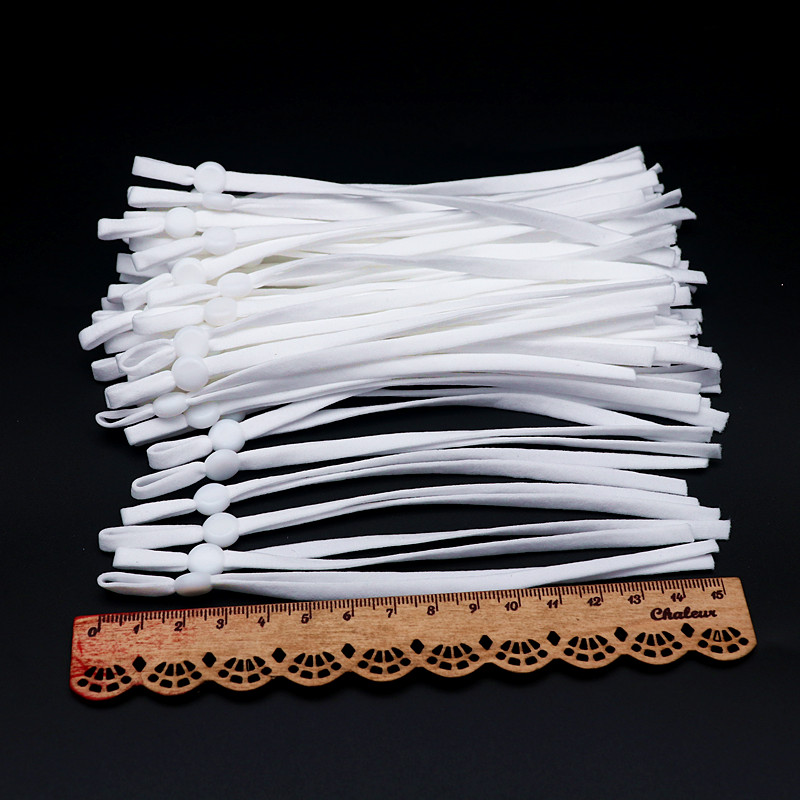 100Pcs15CM/5mm Black and White - Mask Lanyard Adjustable 리뷰 및 가격