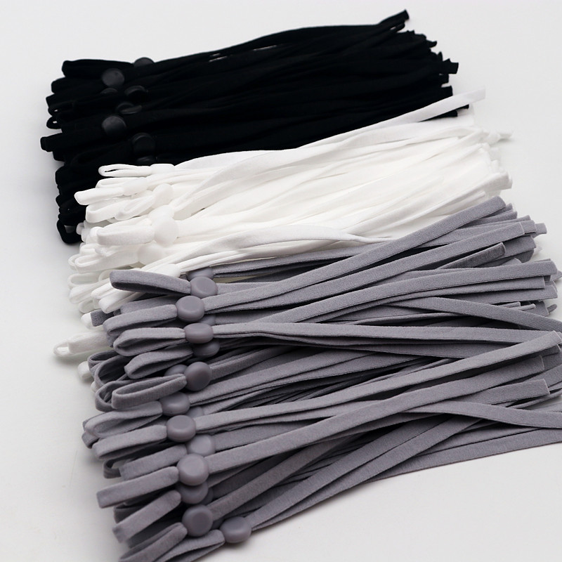 100Pcs15CM/5mm Black and White - Mask Lanyard Adjustable 리뷰 및 가격