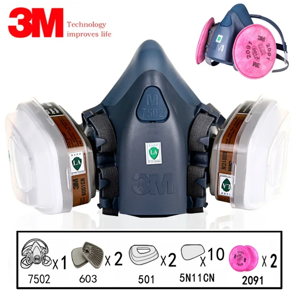 17 in 1  3M 7502 Dust Gas Resp - Dust Mask Construction 리뷰 및 가격