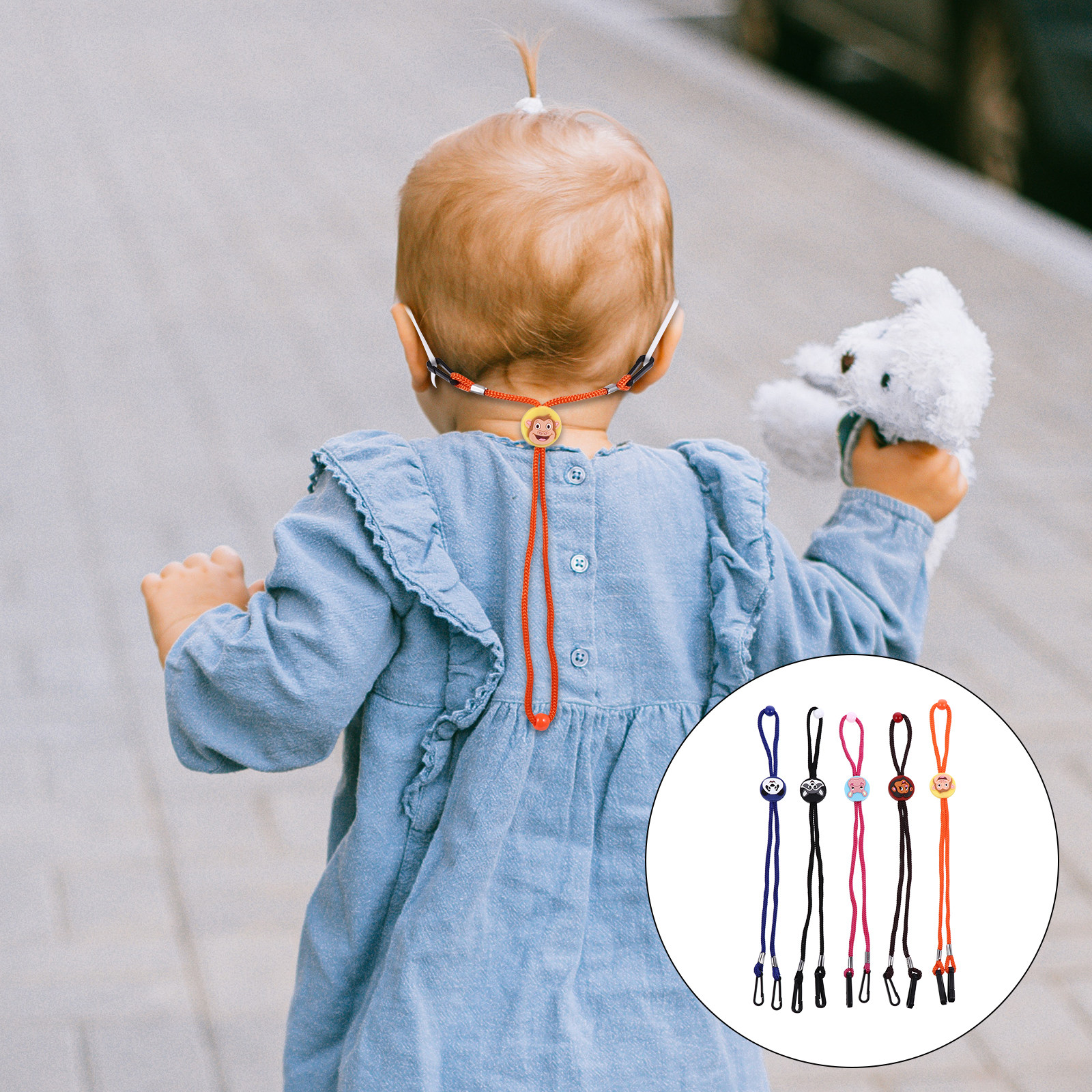 5Pcs Kids Face Mask Holder Lan - Mask Chain Holder 리뷰 및 가격
