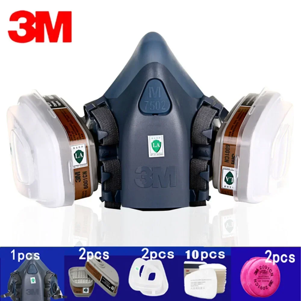 3M 7502 Respirator Mask  Prote - Dust Mask Construction 리뷰 및 가격