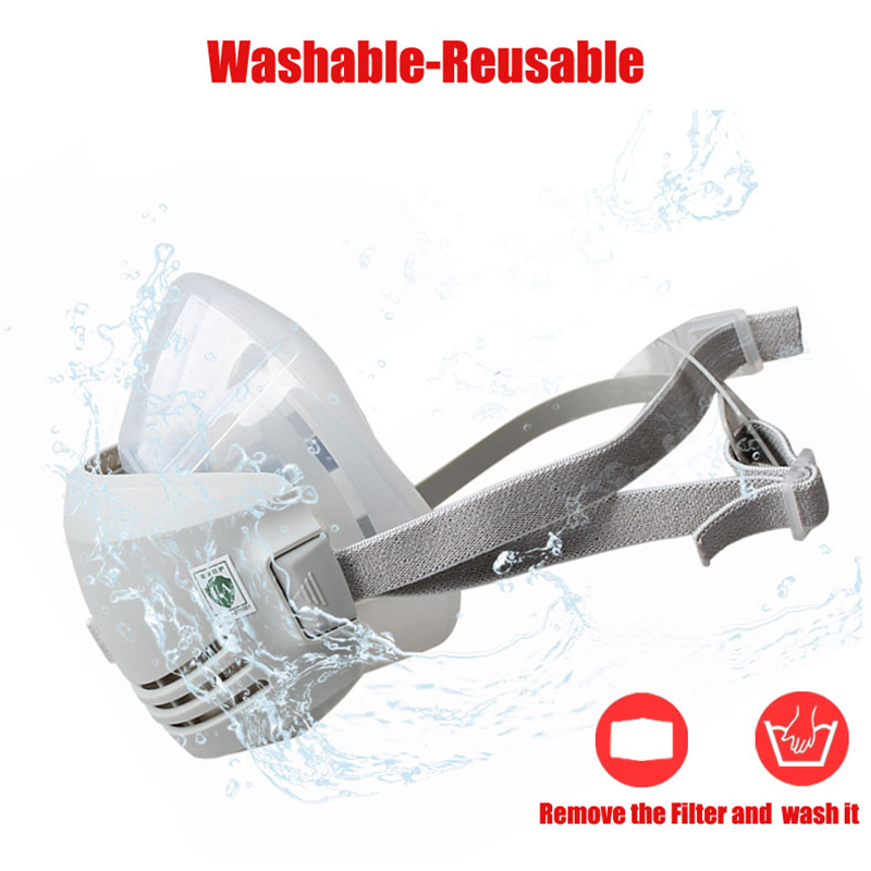 Silicone Dust-proof Gas Mask R - Dust Mask Construction 리뷰 및 가격