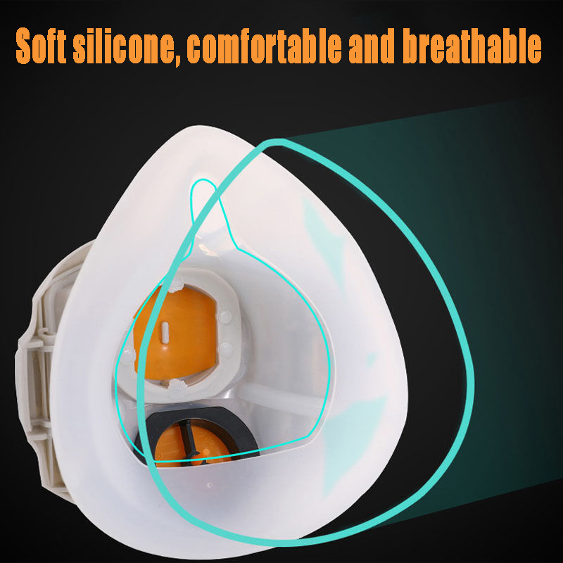 Silicone Dust-proof Gas Mask R - Dust Mask Construction 리뷰 및 가격