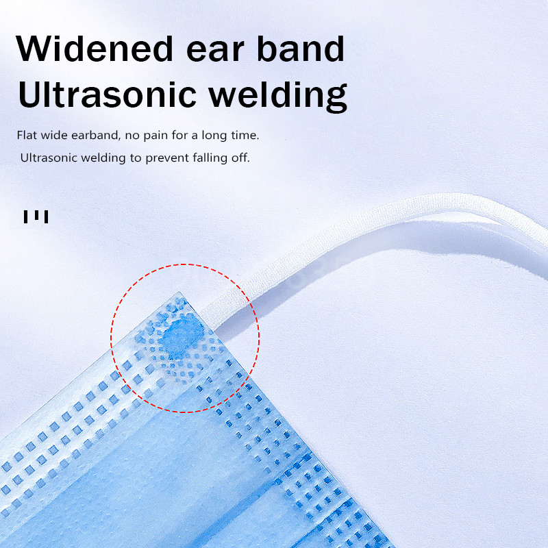 10-500pcs Disposable Adults in - Disposable Mask Blue 리뷰 및 가격